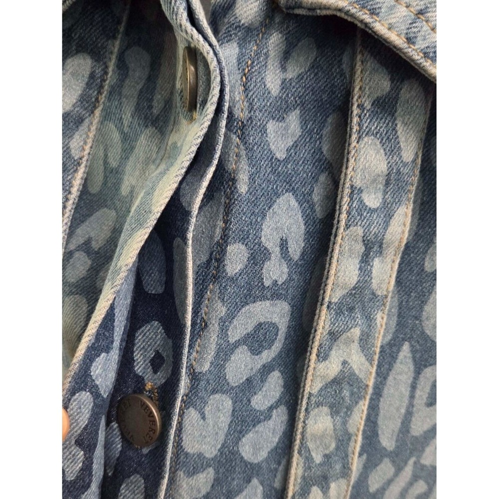 D7. Women's Leopard Print Denim‎ Sailor Dress - Picture 5 of 5